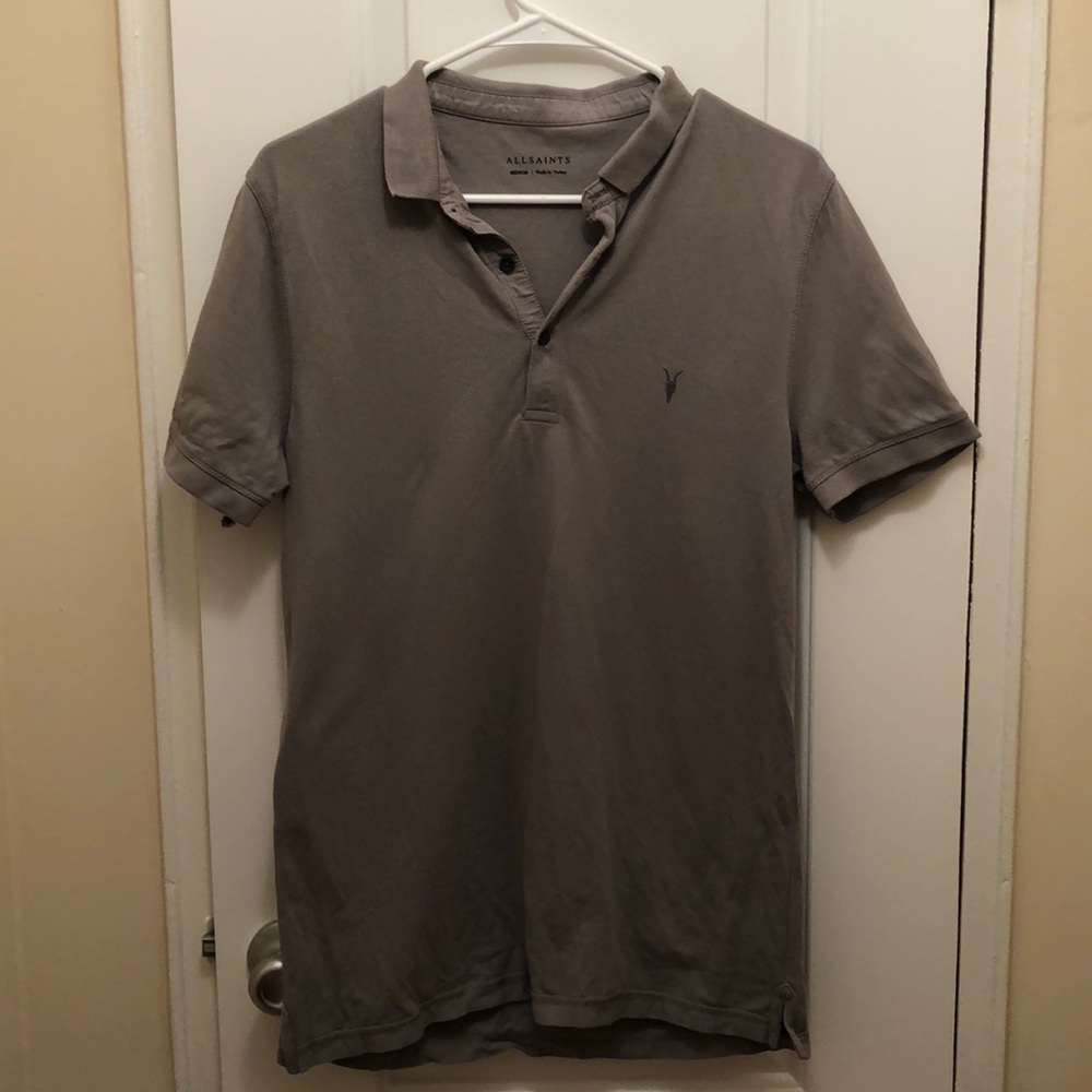 All saints polo shirt